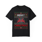 Christmas Ugly Sweater Shirt, Animal Print Shirt, Holiday Gift, Cute Shirt, Reindeer Shirt, Funny Shirt
