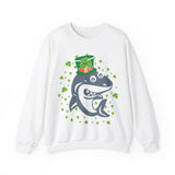 St. Patrick's Day Irish Shark Sweatshirt, Irish Shark Sweatshirt, Family St. Patrick's Sweatshirt, Irish Hat Family Shirt, Shark Family