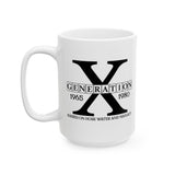 Funny Gen X Mug, Gen X Raised on Hose Water and Neglect Coffee Mug, Generation X 60s 70s 80s Nostalgia Gift, Gen X Gifts, Retro Coffee Cup