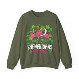 Shenanigans Flamingo Squad Sweatshirt, St Patricks Day Matching Sweatshirt, Irish Sweatshirt Hoodie, Luck Sweater, Drinking Party Sweatshirt