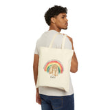 Never Forget The Difference You Make Tote Bag, Custom Colorful Rainbow Canvas Tote Bag, You Matter, Positive Affirmation Cotton Tote Bag, Midwife Nurse Appreciation Gift, Mom Gift