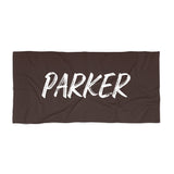 Bold Font Style Personalized Beach Towel, Personalized Name Bath Towel, Custom Pool Towel, Beach Towel With Name, Outside Birthday Vacation Gift