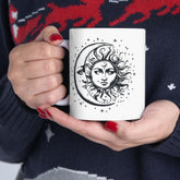 Celestial Coffee Mug, Sun and Moon Mug, Moon Mug Gift, Tea Lover Gift, Coffee Lover Gift