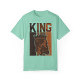 Black King Head Words BHM History Month African Pride Men T-Shirt
