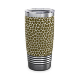 Giraffe Print Ringneck Tumbler, 20oz Tumbler Giraffe Print, Mama Giraffe Print Tumbler
