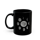 Moon Phase Mug, Lunar Phases Mug, Moon Coffee Mug, Astronomy Gift