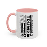 Unique Trump Mug Trump Gift Flag Themed Coffee Mug Donald Trump 2024 Cup Gift For Mom or Dad