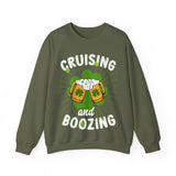 Boozing and Cruising Sweatshirt, St. Patrick's Day Crewneck Sweatshirt, Best Friends Group Cruise Sweater, Cruise Squad Shirts, Grad Cruise Shirt, Birthday Booze Cruise Sweatshirt