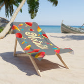 Watermelon Custom Beach Towel, Personalized Summer Beach Towel with Popsicle, Personalized Beach Towel