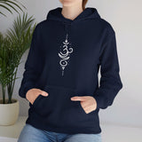 Sri Ohm Mandala Hoodie Om Yoga Meditation Spiritual Shirt Sacred Geometry Boho Unisex Hooded Sweatshirt