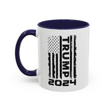 Unique Trump Mug Trump Gift Flag Themed Coffee Mug Donald Trump 2024 Cup Gift For Mom or Dad