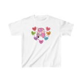 Candy Hearts Kids Shirt, Valentines Heart Shirt, Valentine Toddler Tee, Toddler Valentines Shirt, Valentines Day Kids Shirt