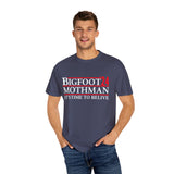 UNIDAZE Bigfoot Mothman 2024 President Election Shirt, Funny Vote Bigfoot Political Satire Humor Tee, Unique T-Shirt Gift for Men and Women Printify 2024 election shirt bigfoot lover shirt bigfoot shirt bigfoot usa Cotton Crew neck DTG for president funny 2024 election funny bigfoot shirt funny election shirt joke shirt Men's Clothing mothman shirt Oversized political satire sasquatch shirt T-shirts TikTok Unisex vote bigfoot Women's Clothing