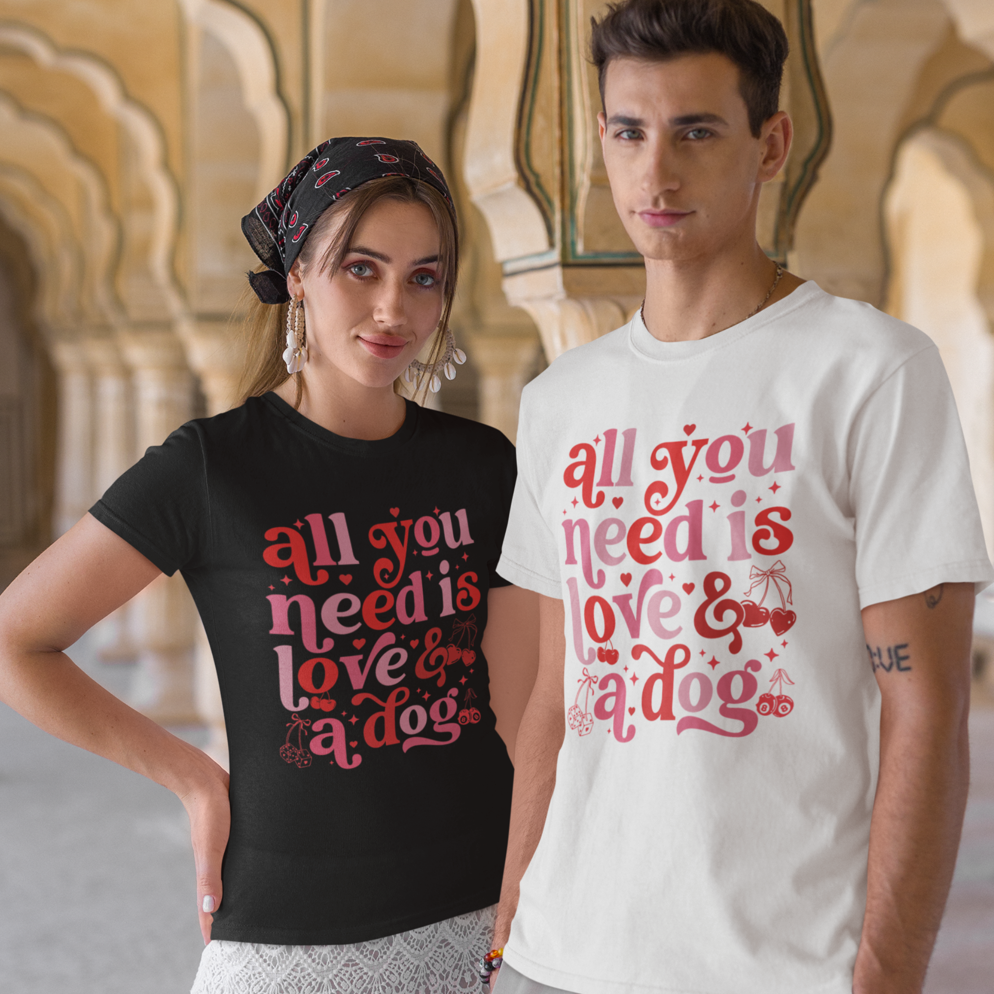 All you need is love and a dog t-shirt
