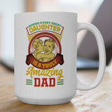 Behind Every Great Daughter Is A Truly Amazing Father Coffee Mug