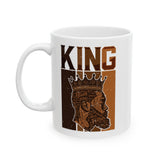 Black King Head Words Coffee Mug