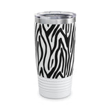 Black and White Animal Pattern Tumbler