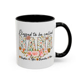 Blessed To Be Called Nana Mug With Kids Names