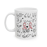 Boob Breast Cancer Awareness Mug