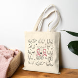 Boobs Breast Cancer Awareness Tote Bag