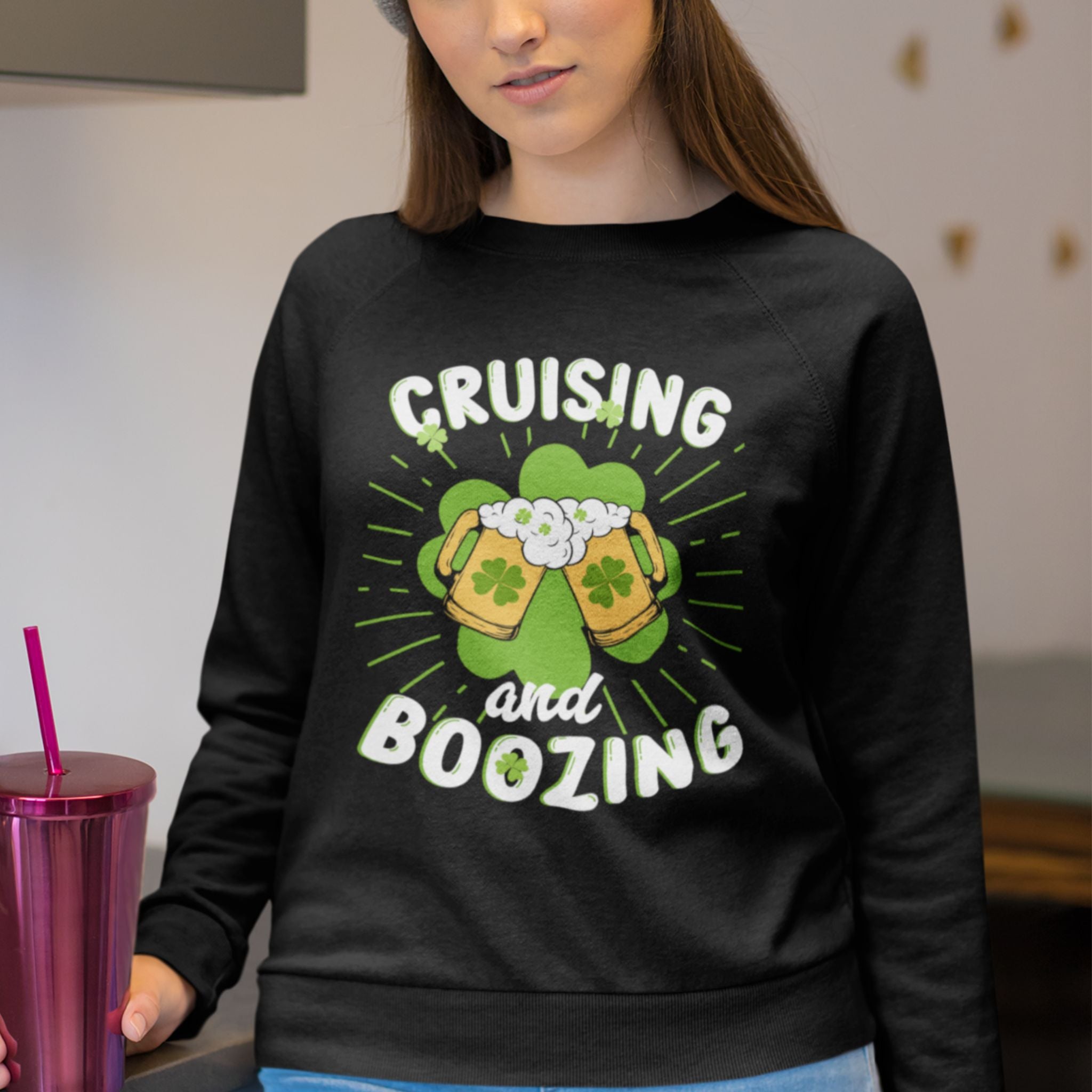 Boozing and Cruising Sweatshirt