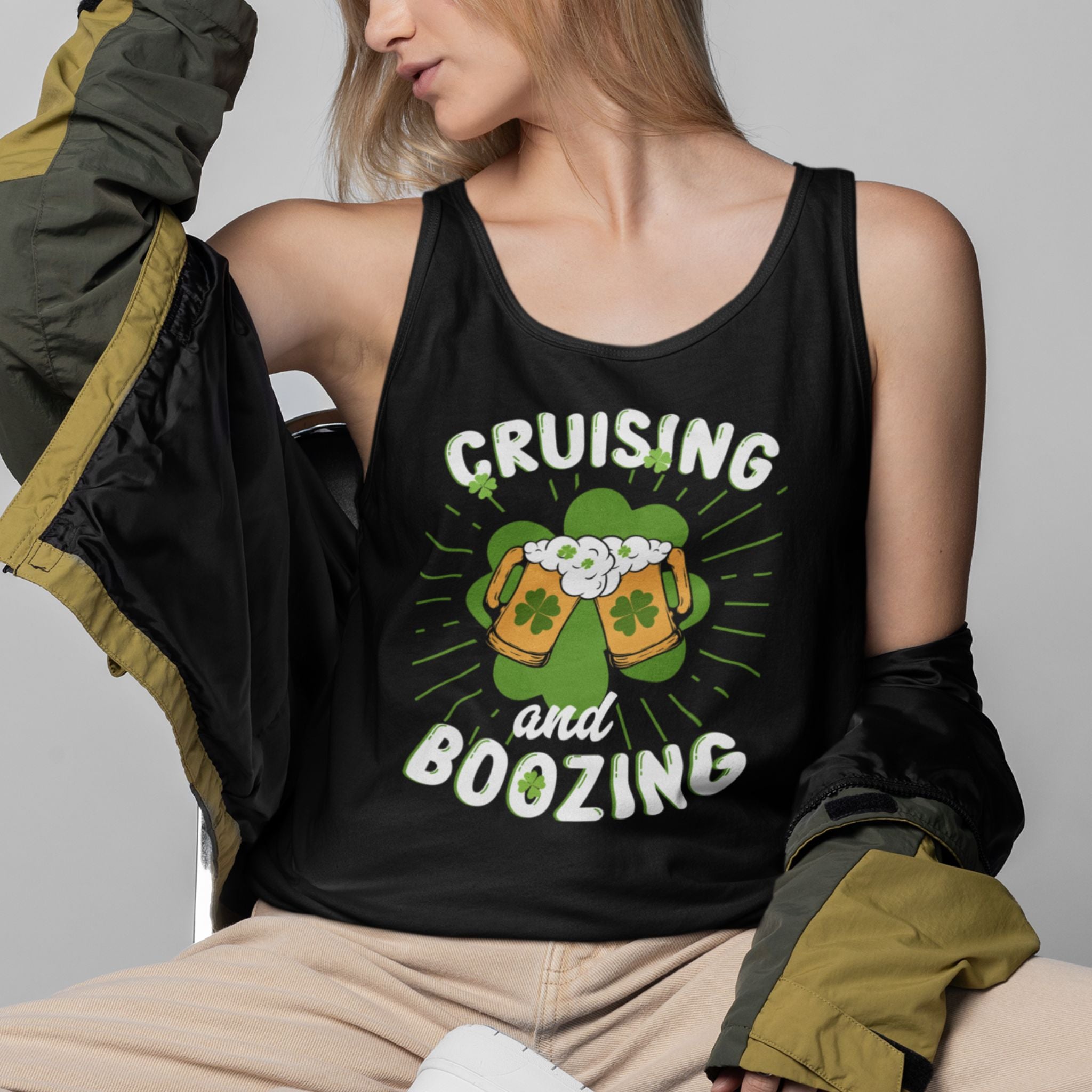 Boozing and Cruising Tank Top