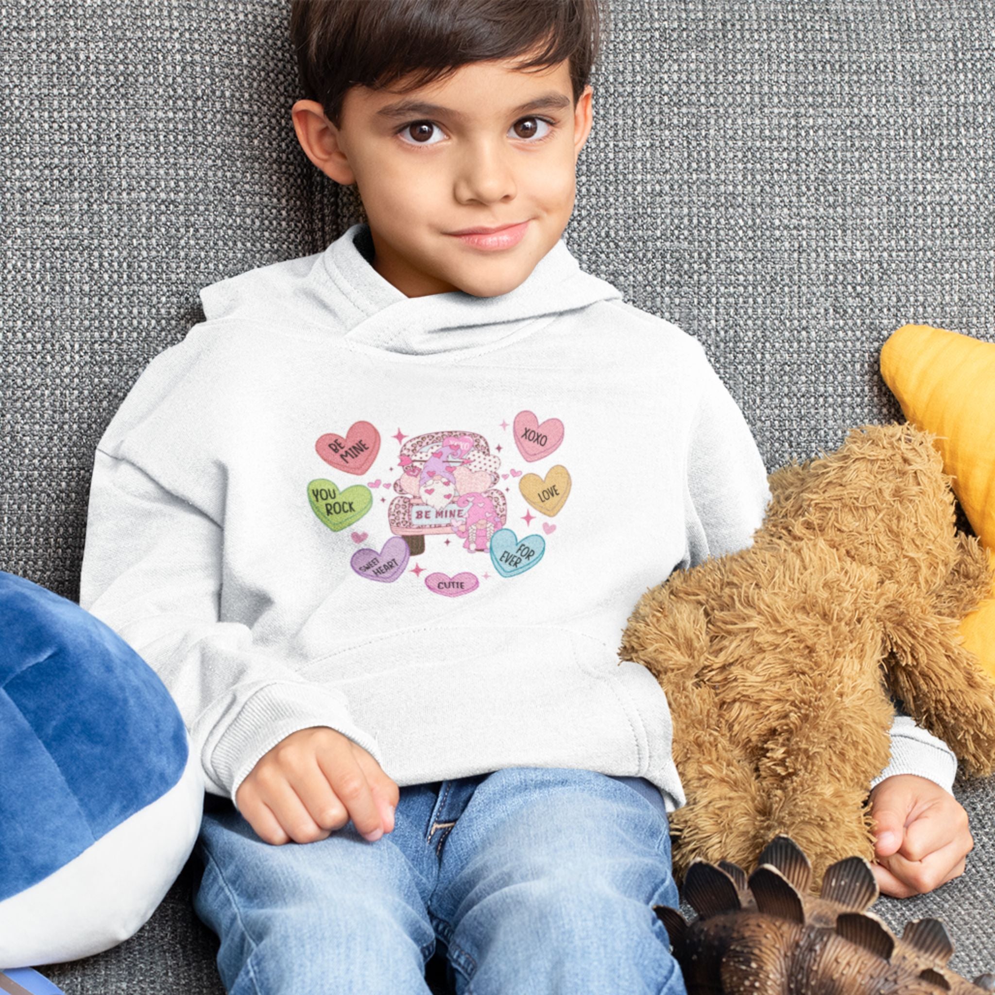 Candy Hearts Child Hoodie