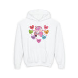 Candy Hearts Kids Hoodie