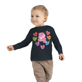 Candy Hearts Valentines Toddler Long Sleeve Tee