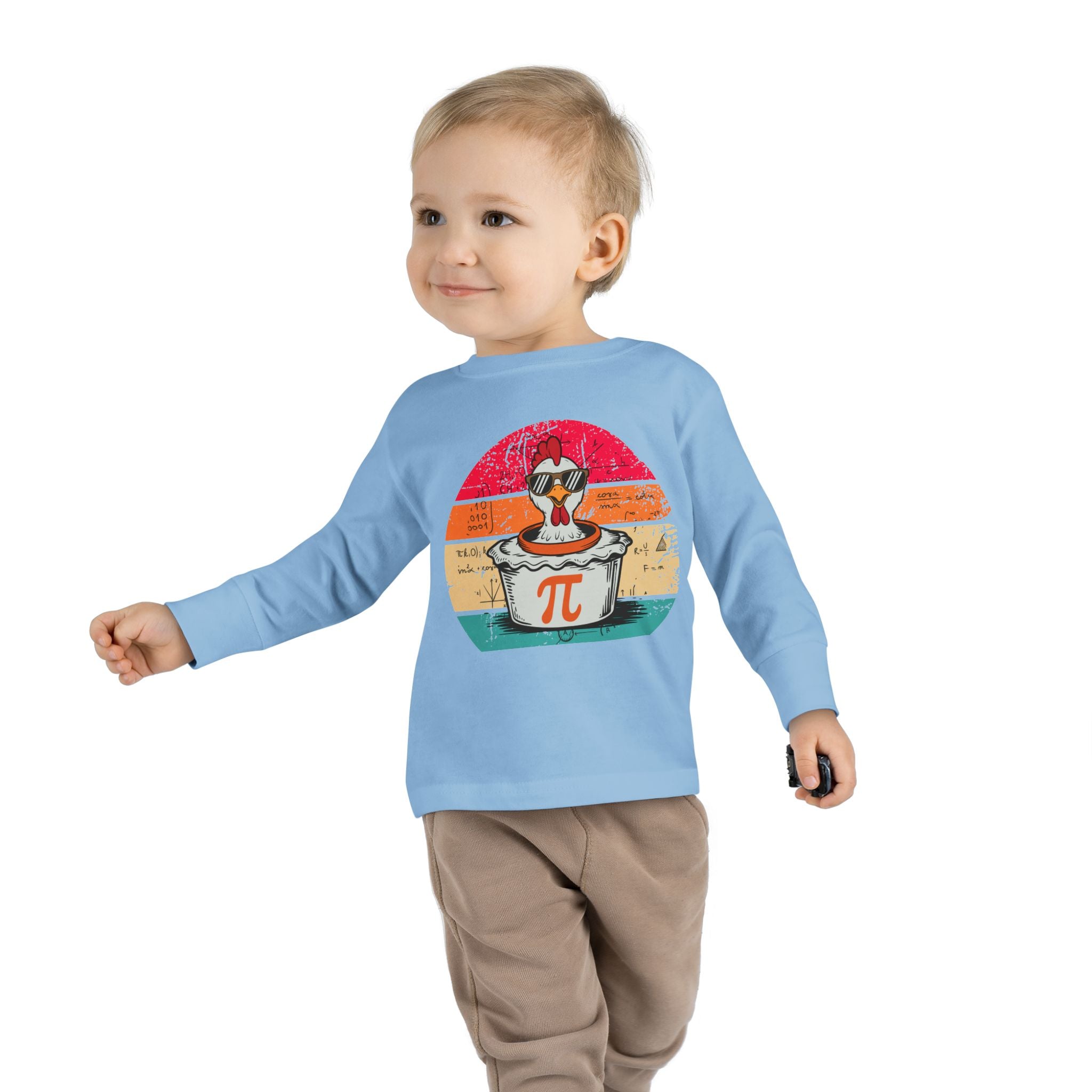 Chicken Pot Pi Toddler Long Sleeve T-Shirt
