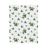Clover Leaves Saint Patricks Blanket