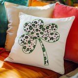 Clover Square Throw Pillow Cover