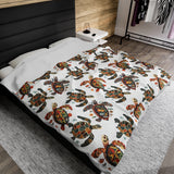 Colorful Sea Turtle Blanket