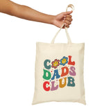 Cool Dads Club Cotton Canvas Tote Bag