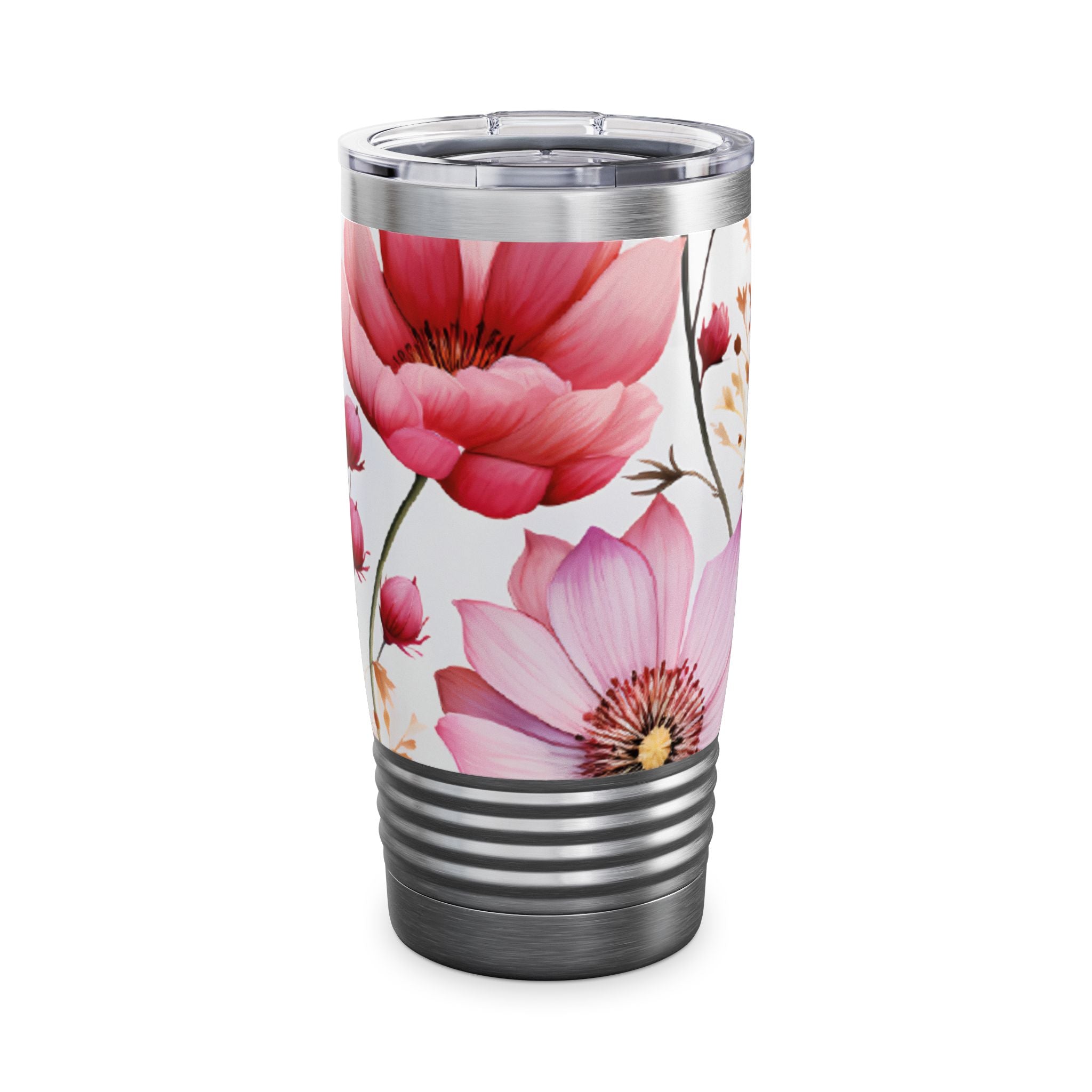 Cosmos Flower Ringneck Tumbler