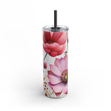 Cosmos Flower Skinny Matte Tumbler