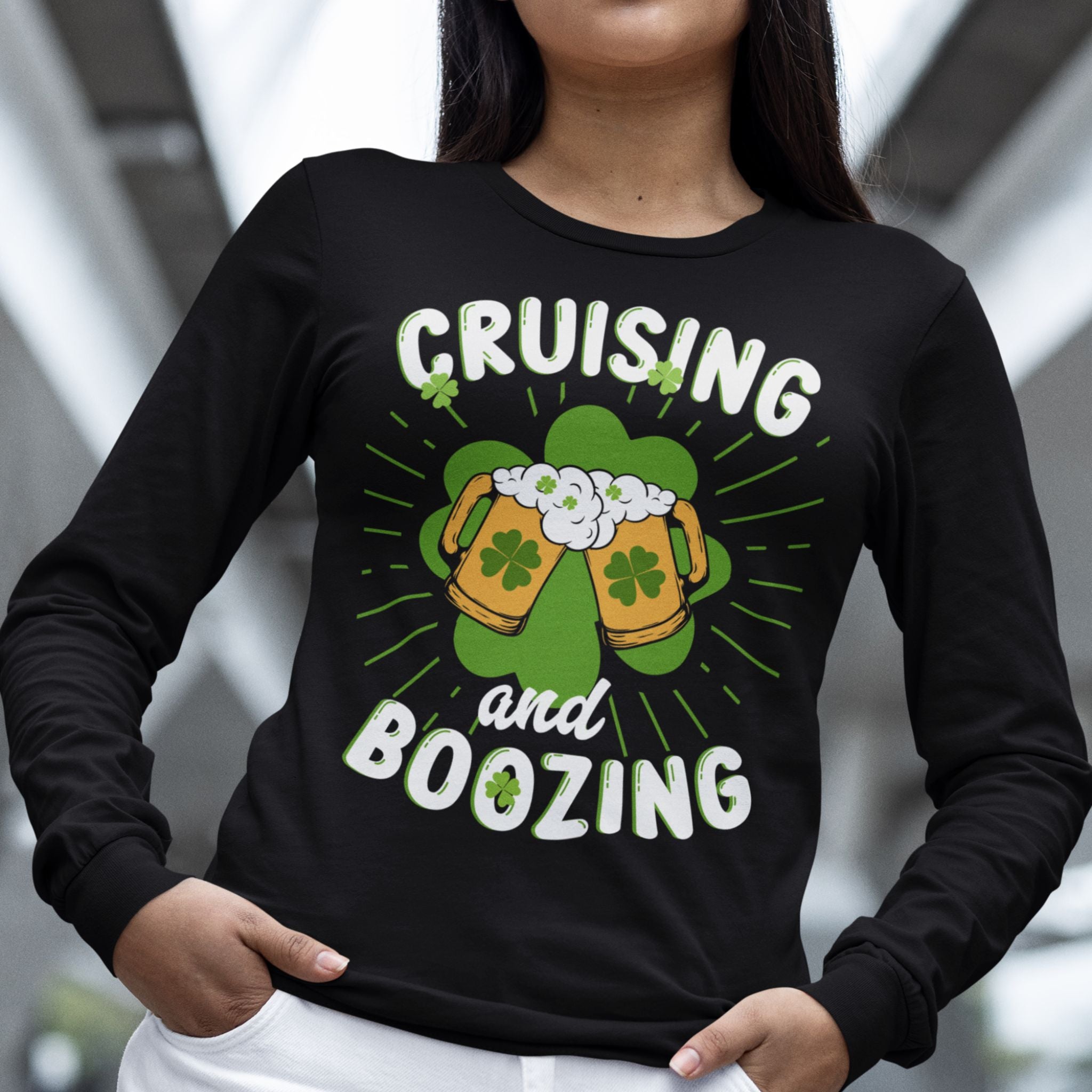 Cruising and Boozing Long Sleeve T-Shirt
