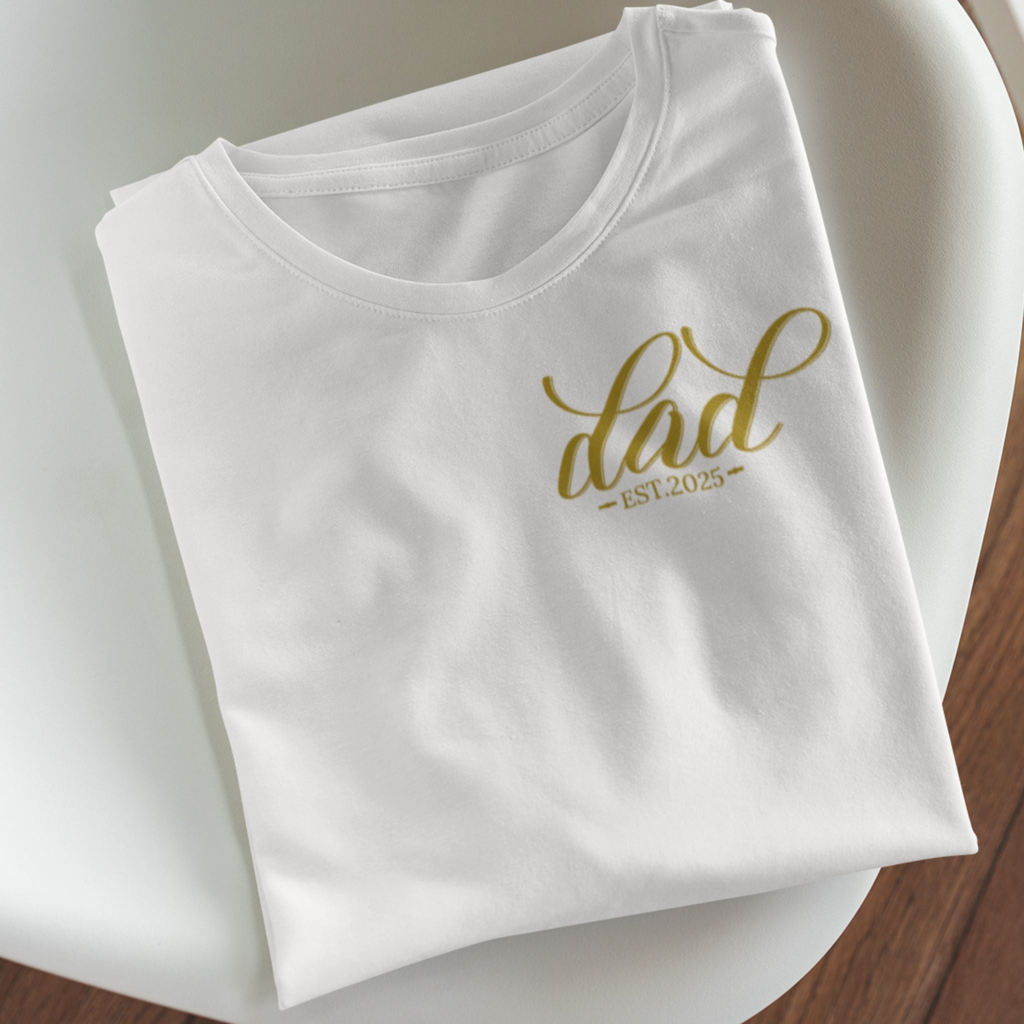 Custom Dad Est Shirt