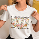 Custom Nana Shirt with Kids Names
