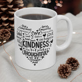 Cute Heart Be Kind Graphic Coffee Mug