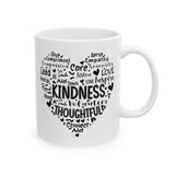Cute Heart Be Kind Graphic Mug