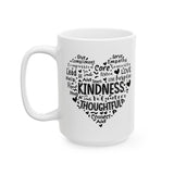 Cute Heart Be Kind Valentine Graphic Coffee Mug