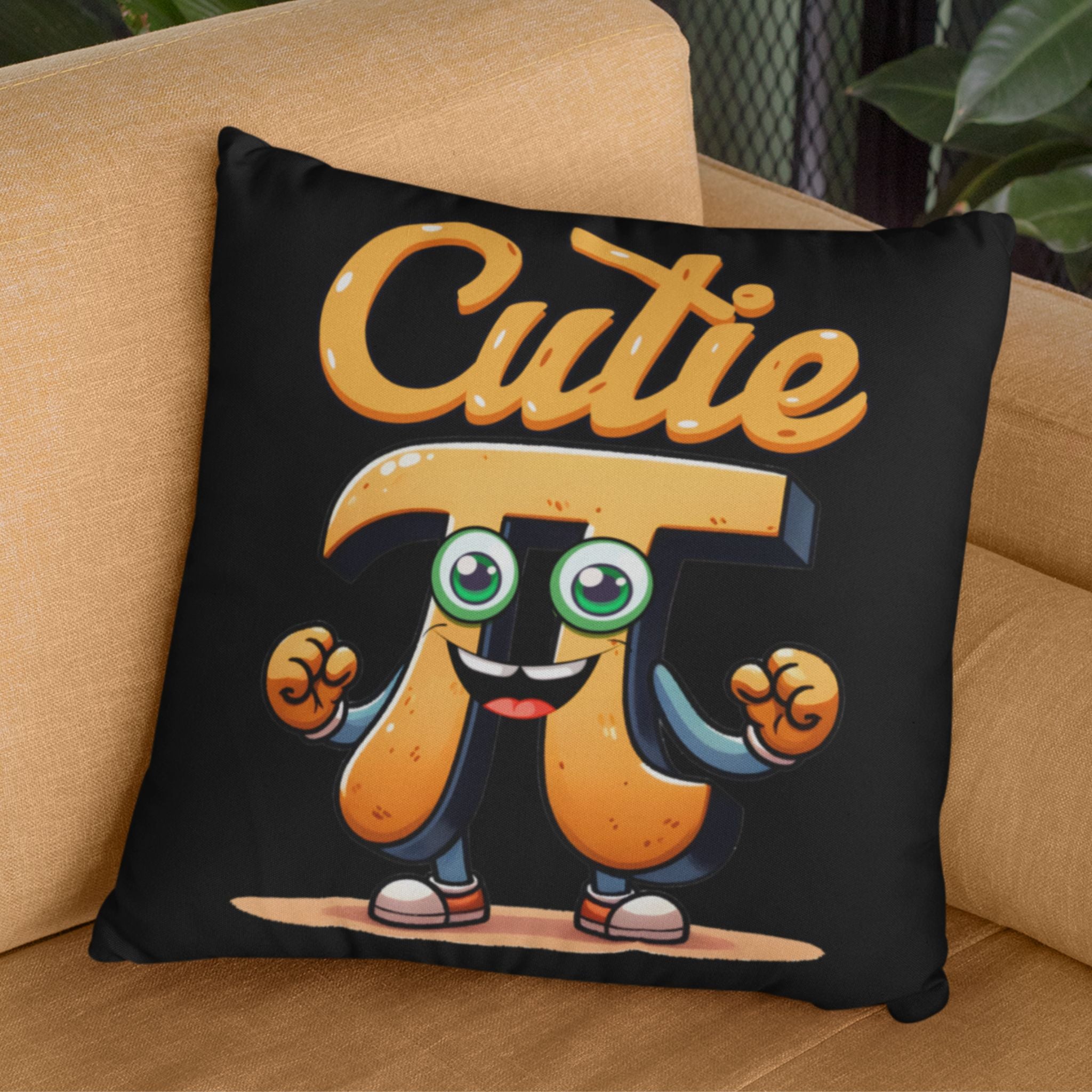 Cutie Pi Day Pillow Cover