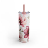 Daisy Flowers Skinny Tumbler