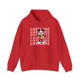 Disney Mickey Mouse Valentines Love Hoodie