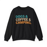 Dogs Coffee Camping Sweater