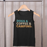 Dogs and Coffee and Camping Tank Top
