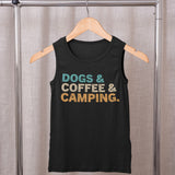 Dogs and Coffee and Camping Tank Top