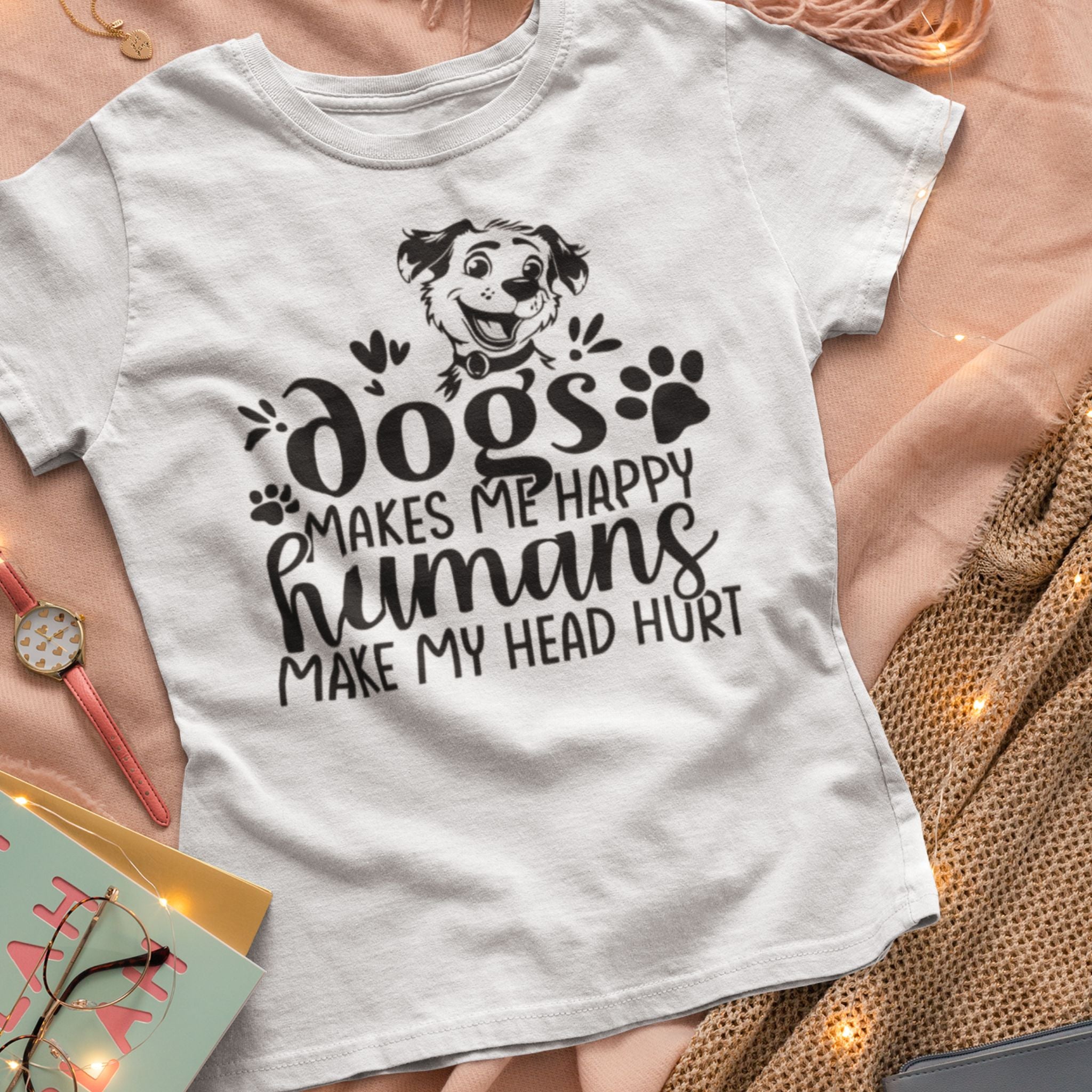 Dogs make me happy Shirt