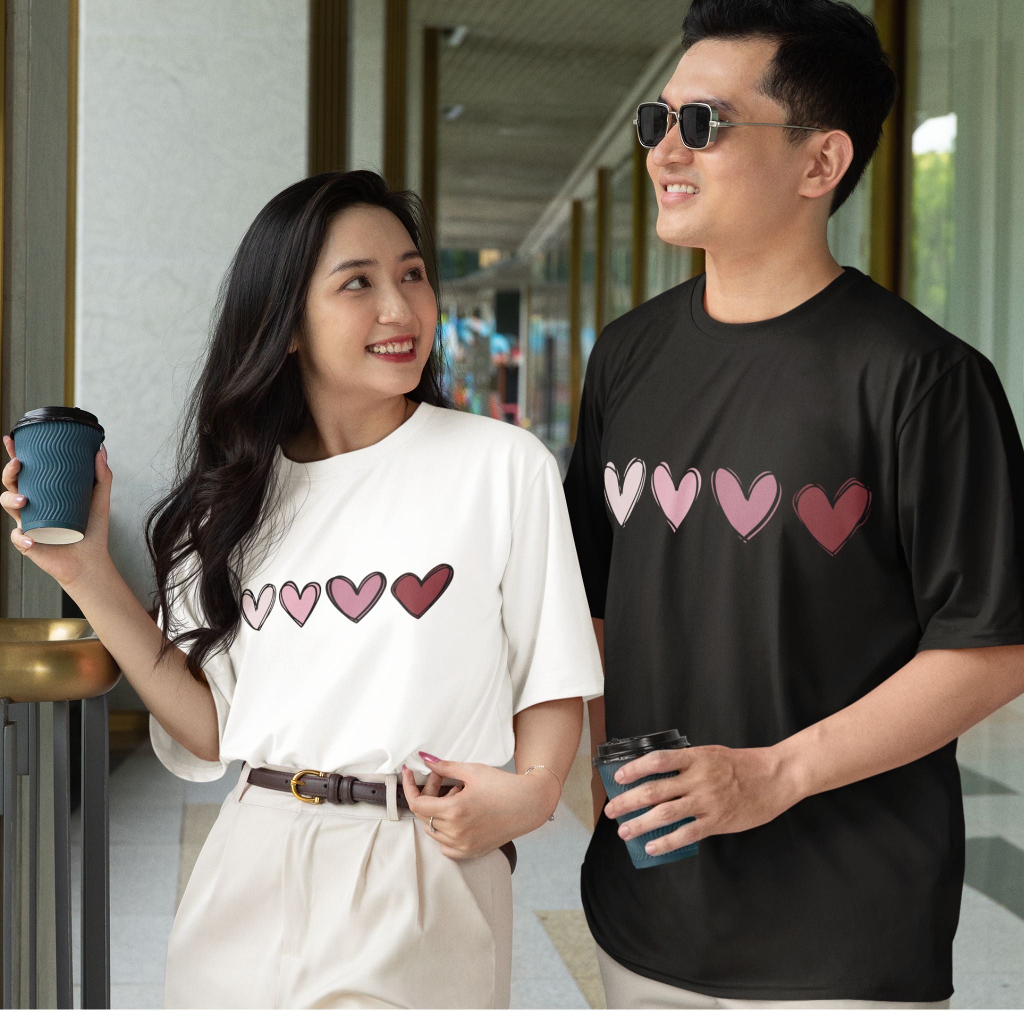 Double Heart Shirt For Her